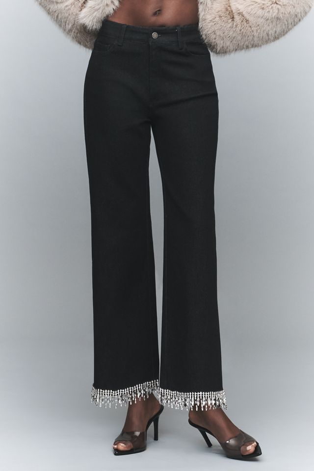 En Saison Leah Petite Rhinestone Jeans #1