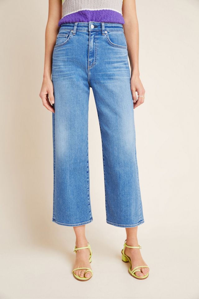 CQY Sunday Ultra High-Rise Cropped Wide-Leg Jeans #3