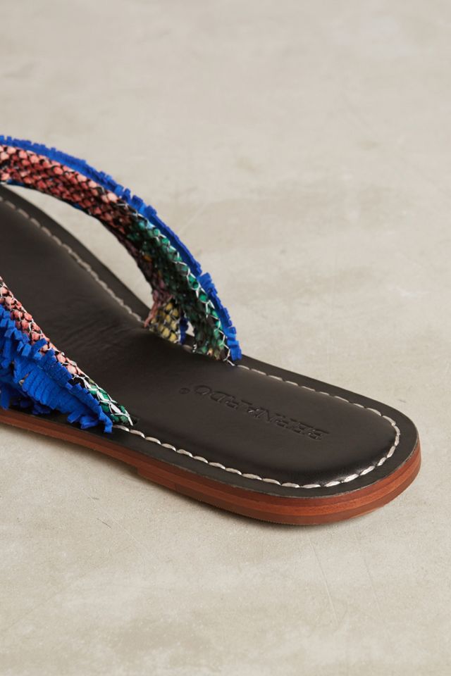 Bernardo Miami Fringe Sandals #4