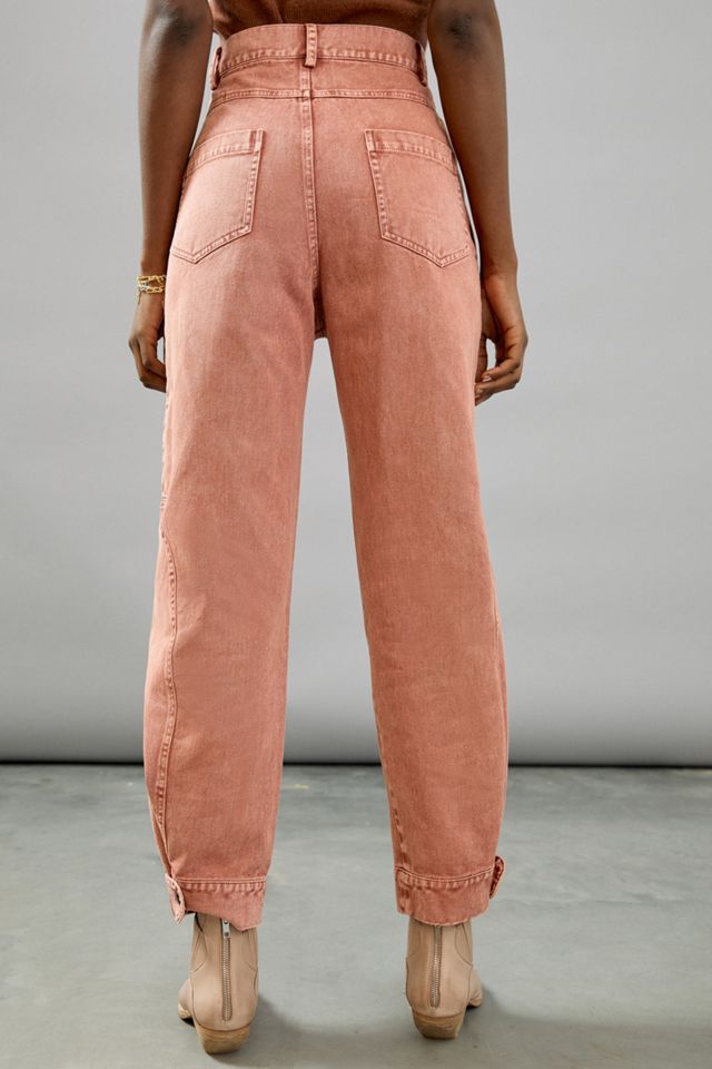 Othilia Ultra High-Rise Seamed Tapered Jeans #3