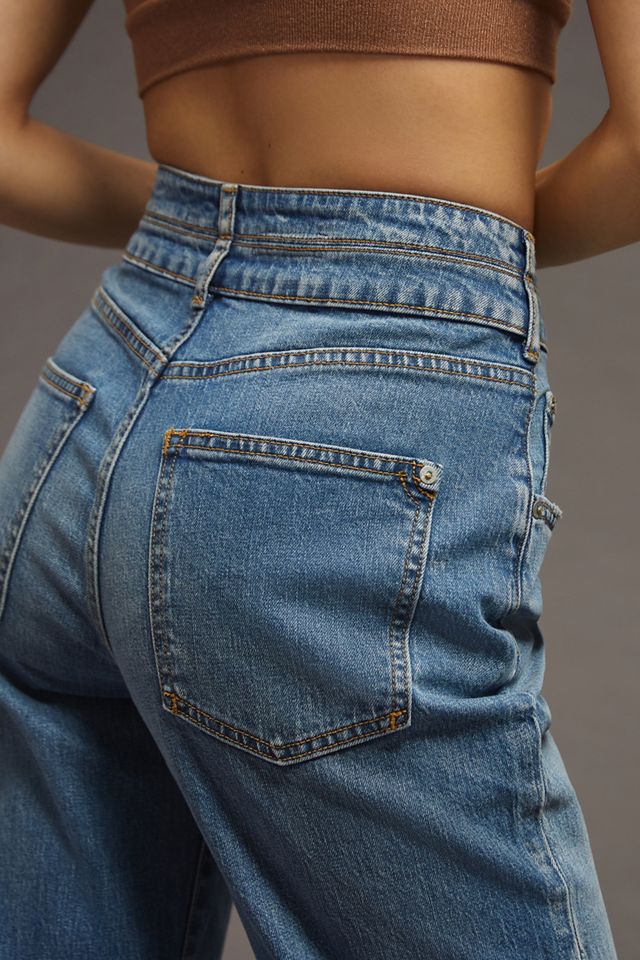 Pilcro The Joey High-Rise Double Waistband Jeans #4