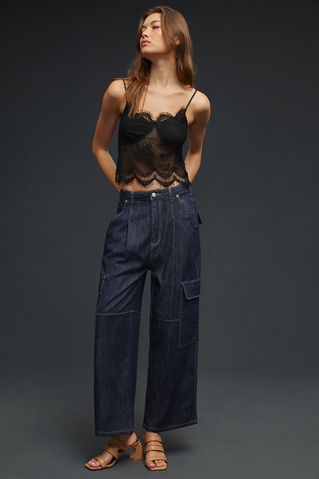 Pilcro Low-Slung Relaxed-Fit Cargo Jeans #1