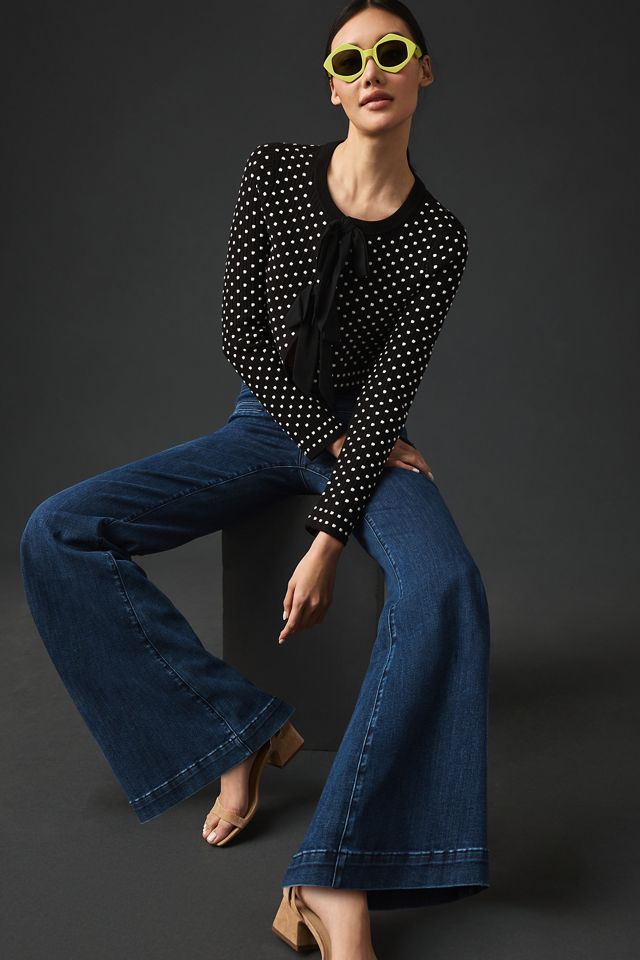 Pilcro Retro Low-Rise Pull-On Flare Jeans #2
