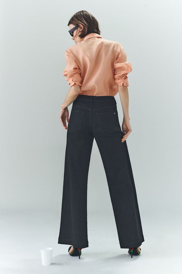 The Gwen Mid-Rise Wide-Leg Jeans #3