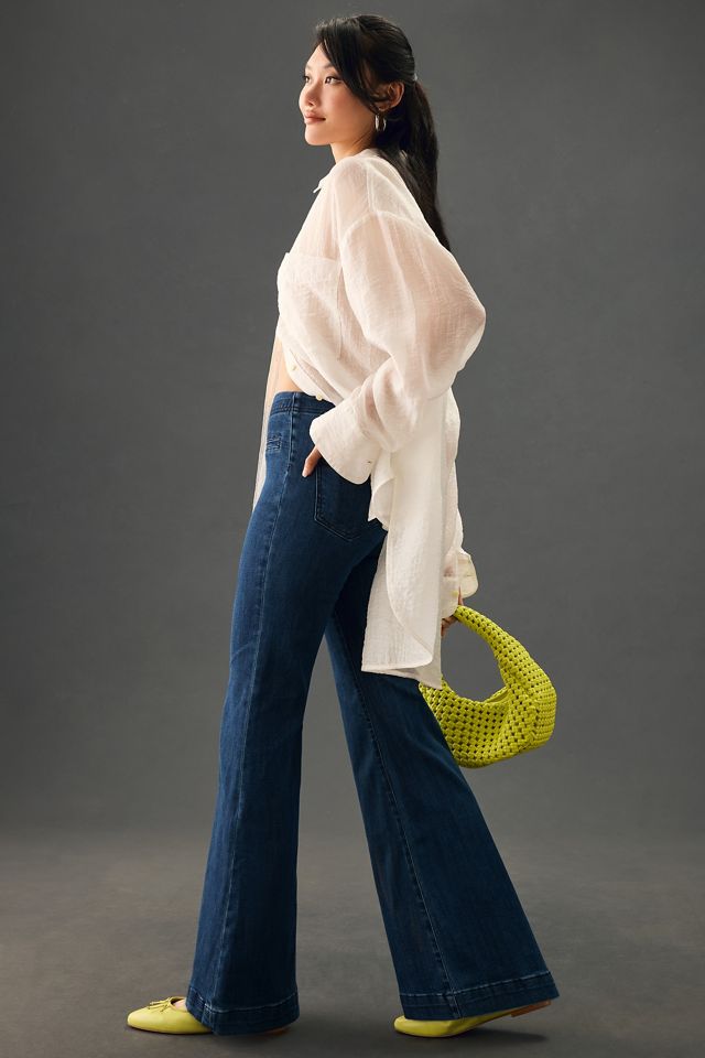 Pilcro High-Rise Pull-On Retro Flare Jeans #5