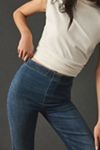 brea mid rise crop flare jeans | bletilla