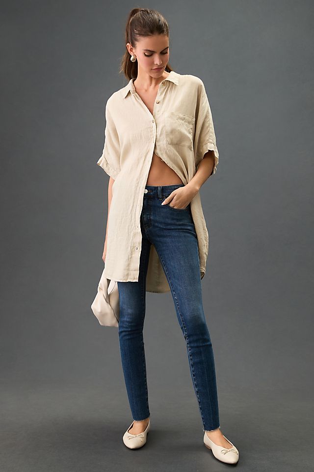 Pilcro High-Rise Skinny Jeans | Anthropologie