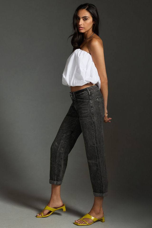 The Wanderer Low-Rise Relaxed-Leg Jeans by Pilcro #5