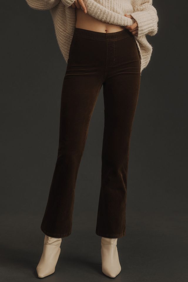 The Yaya Velvet Pull-On Flare Jeans by Pilcro #1