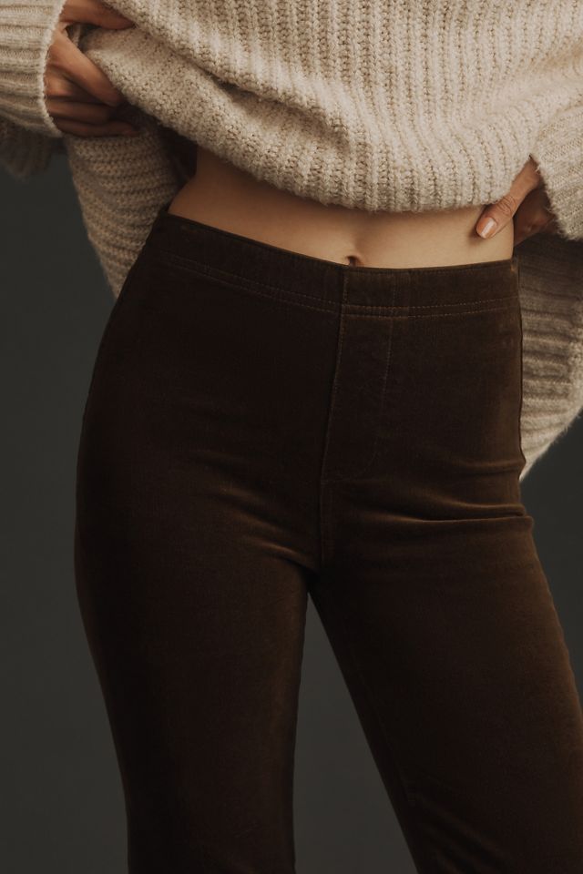 The Yaya Velvet Pull-On Flare Jeans by Pilcro #2