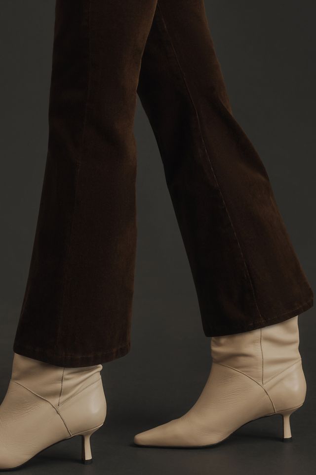 The Yaya Velvet Pull-On Flare Jeans by Pilcro #4