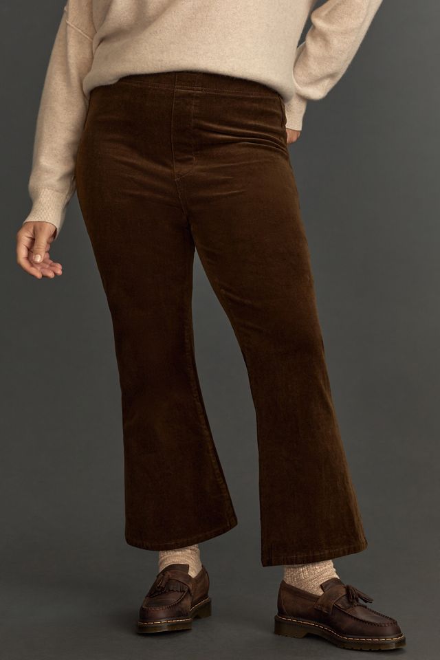 The Yaya Velvet Pull-On Flare Jeans by Pilcro #6
