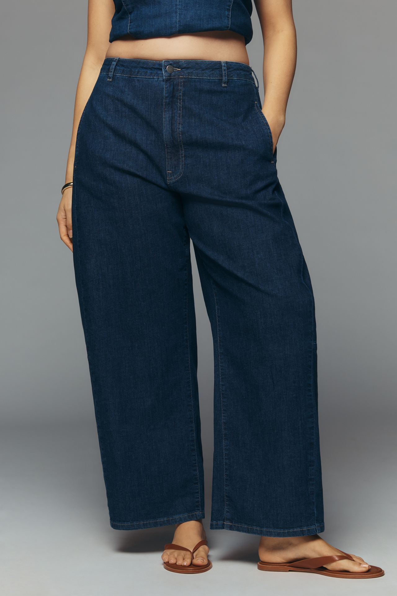Maeve High-Rise Tapered Jeans