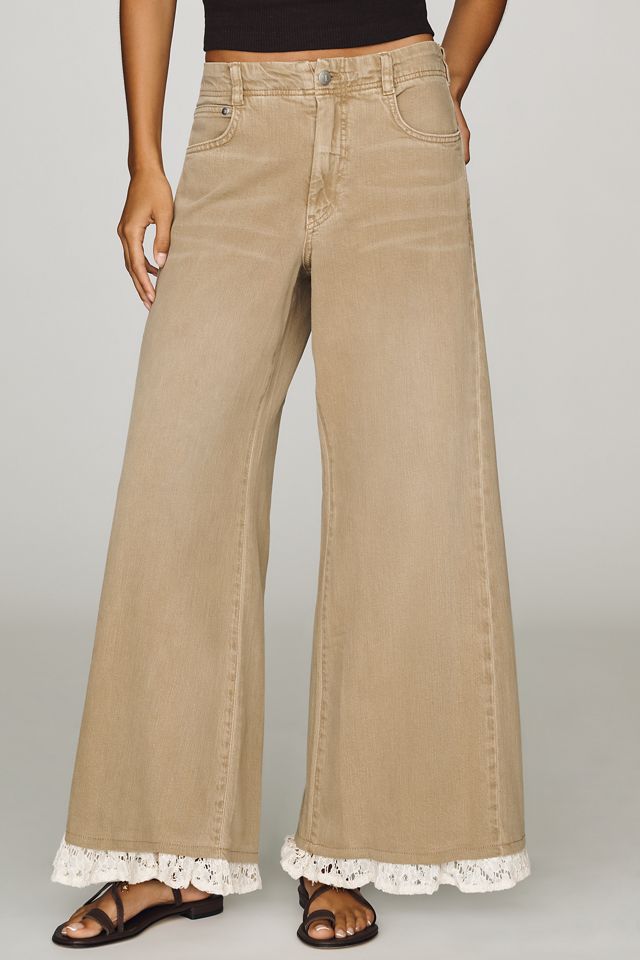Pilcro Adi Mid-Rise Relaxed Wide-Leg Jeans #4