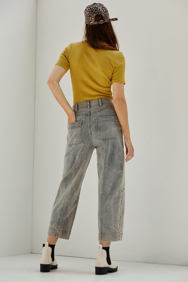 Jeans Rectos con Costuras de Tiro Ultra Alto Pilcro #2