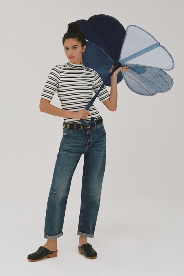Pilcro The Bow Boyfriend Jeans #7