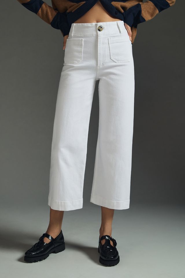 Pilcro The Skipper Cropped Wide-Leg Jeans #3