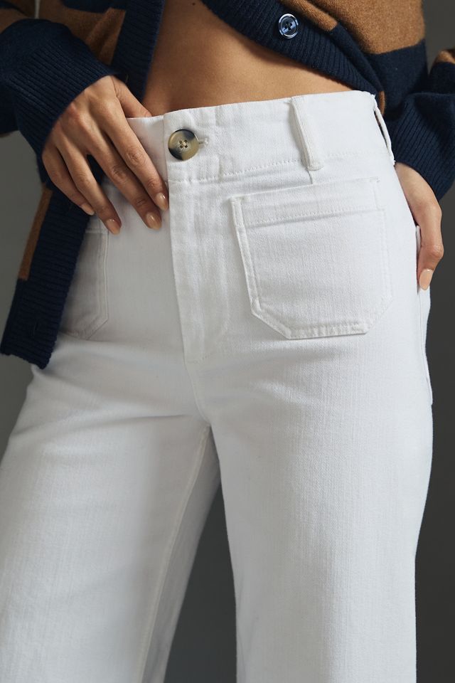 Pilcro The Skipper Cropped Wide-Leg Jeans #4