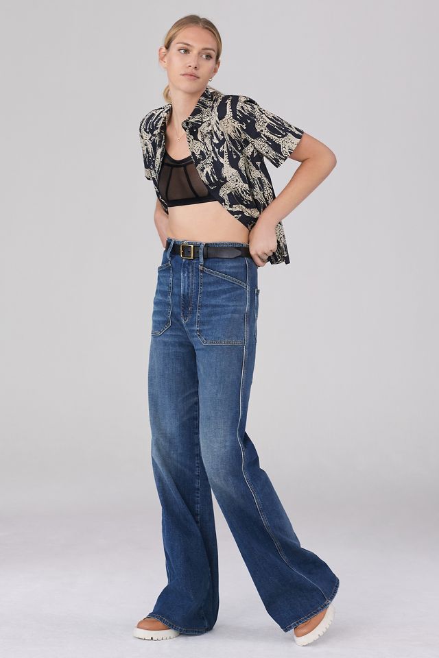 Wide leg carpenter discount jeans