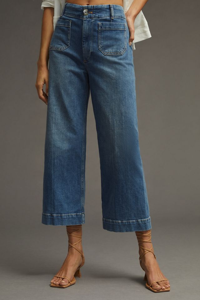 Pilcro Los Pantalones Vaqueros Skipper Cortos de Pierna Ancha #3