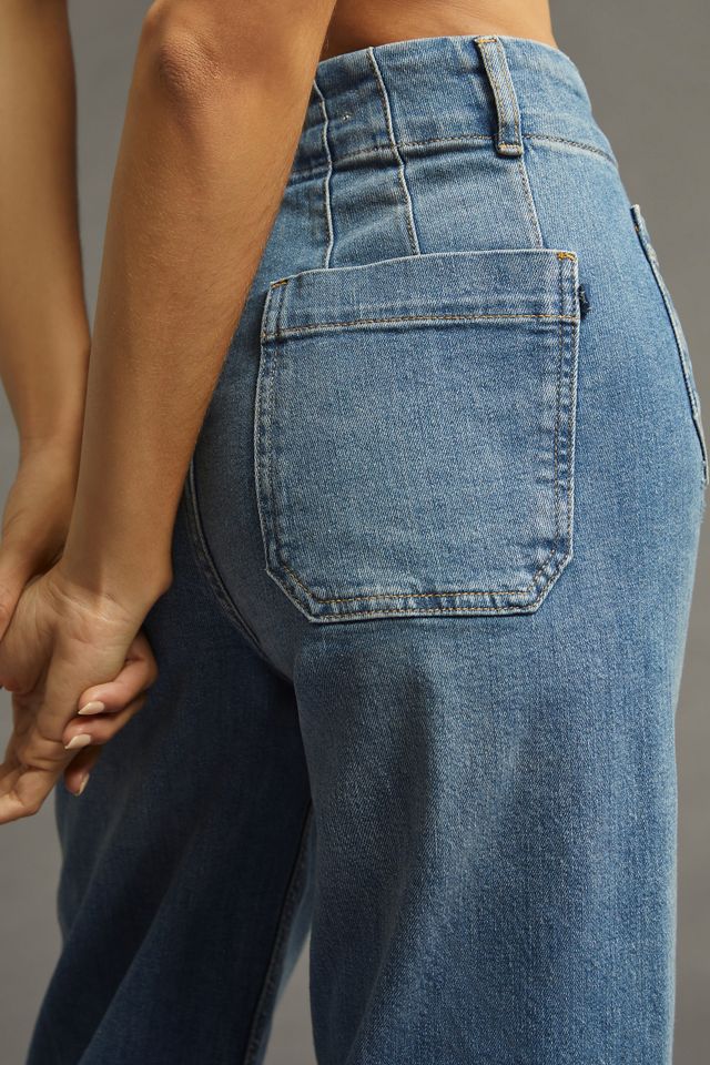 Pilcro Los Pantalones Vaqueros Skipper Cortos de Pierna Ancha #6