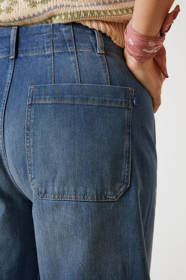 Pilcro Los Pantalones Vaqueros Skipper Cortos de Pierna Ancha #11