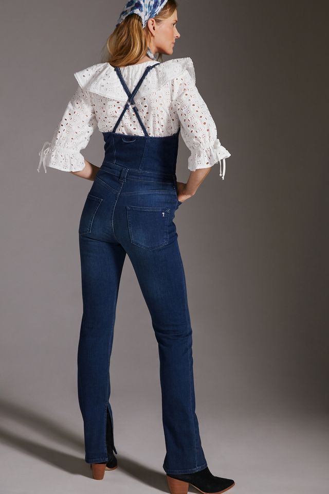 Pilcro Split-Seam Denim Overalls #2