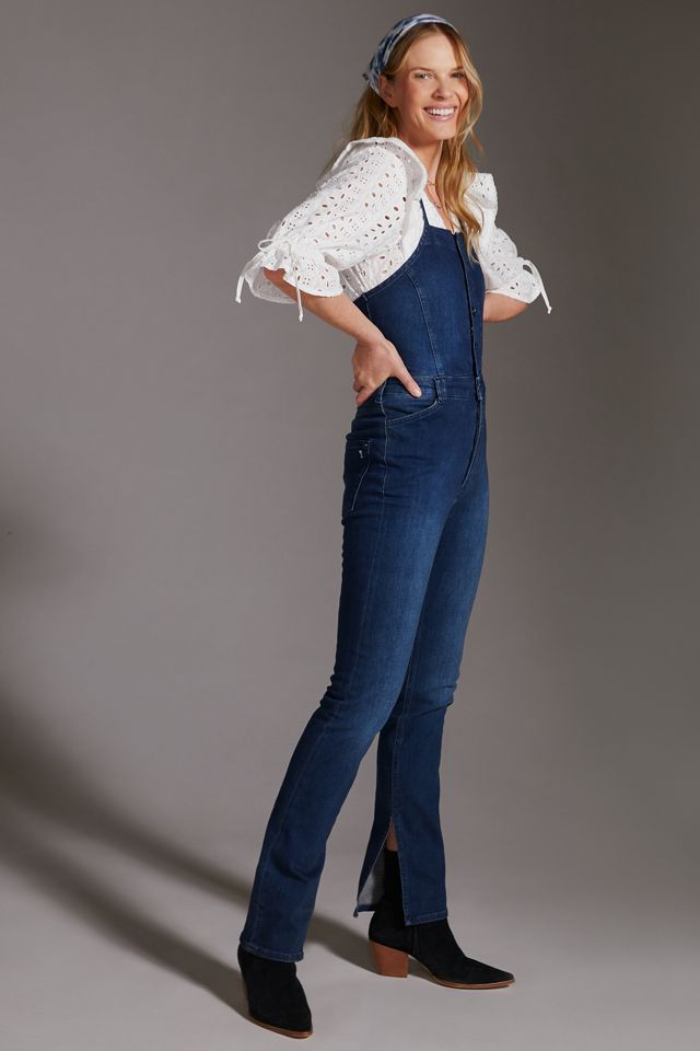 Pilcro Split-Seam Denim Overalls #3