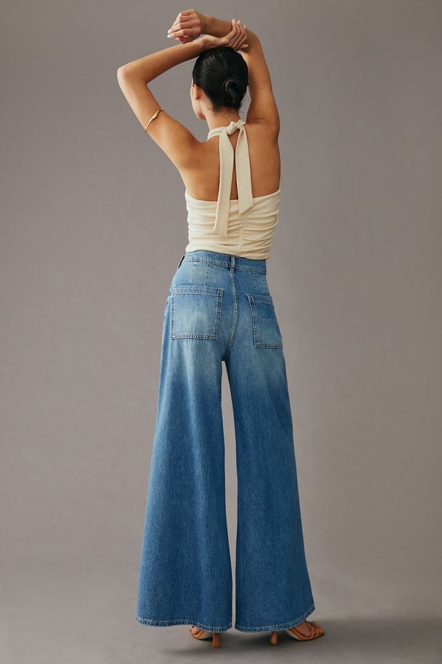 Pilcro The Jane High-Rise Wide-Leg Jeans #3