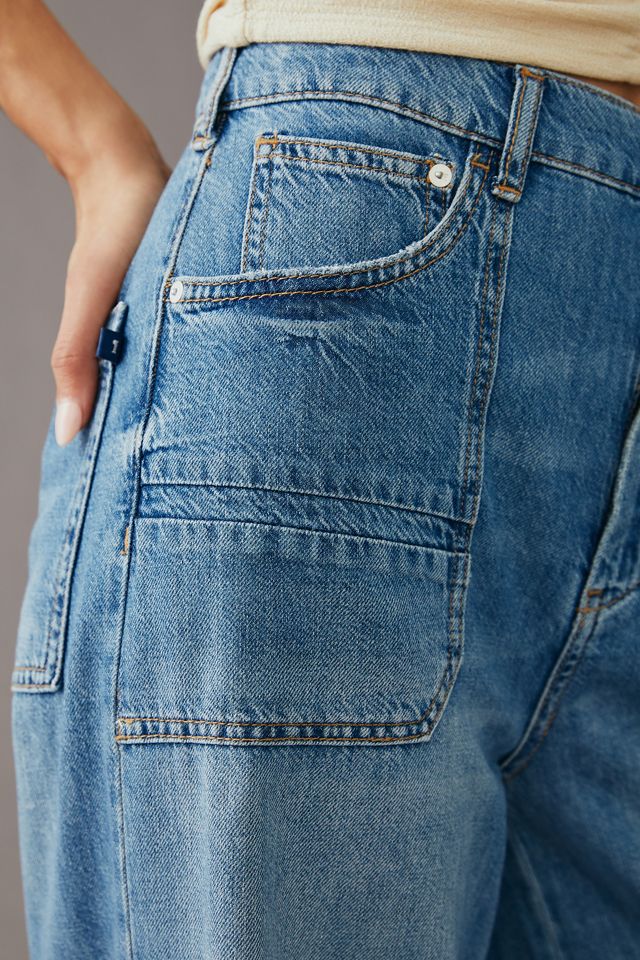 Pilcro The Jane High-Rise Wide-Leg Jeans #4