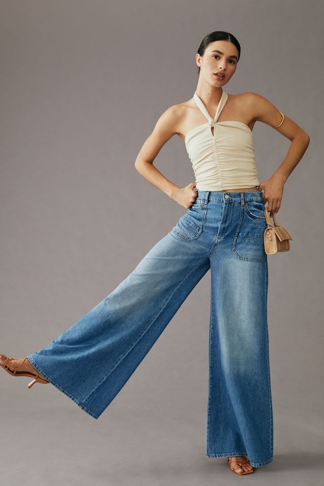 Pilcro The Jane High-Rise Wide-Leg Jeans #6