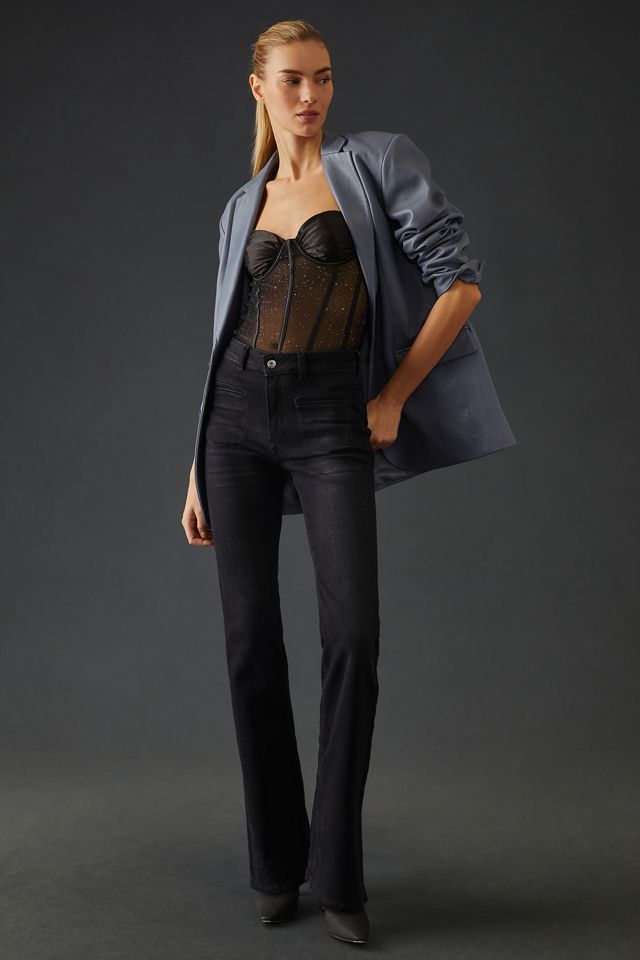 Pilcro Slim Puddle Bootcut Jeans