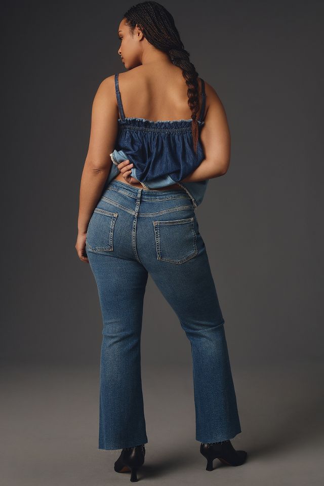 The Yaya Mid-Rise Crop Jeans by Pilcro #5
