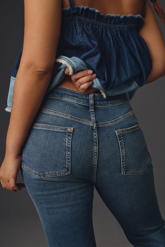 The Yaya Mid-Rise Crop Jeans by Pilcro #6