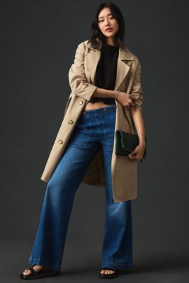 Le Pantalon Utilitaire Évasé Taille Haute Kit par Pilcro