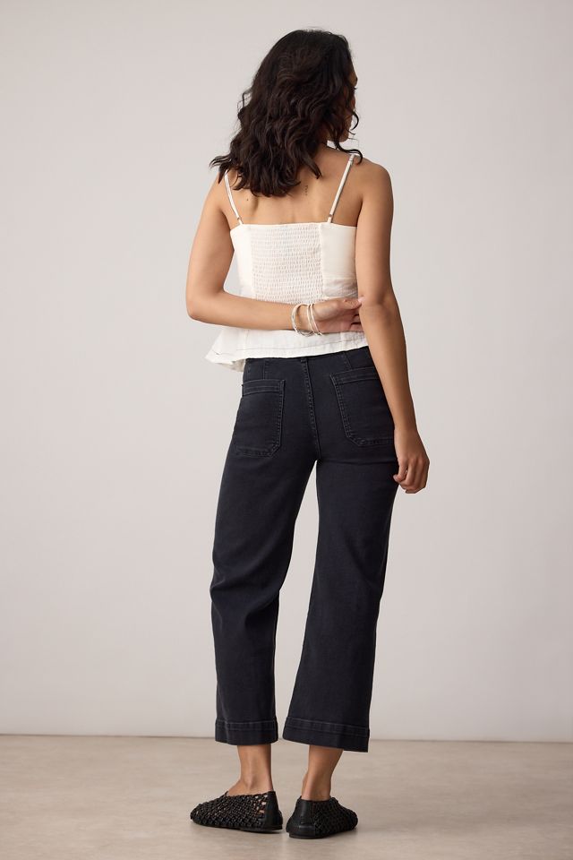 Le jean large raccourci en denim Colette par Maeve #5