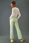 Shayna Mid Rise Crop Flare Light Jeans