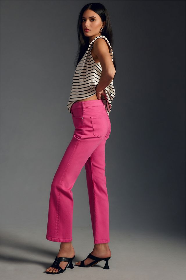 The Yaya Mid-Rise Crop Flare Jeans by Pilcro #2