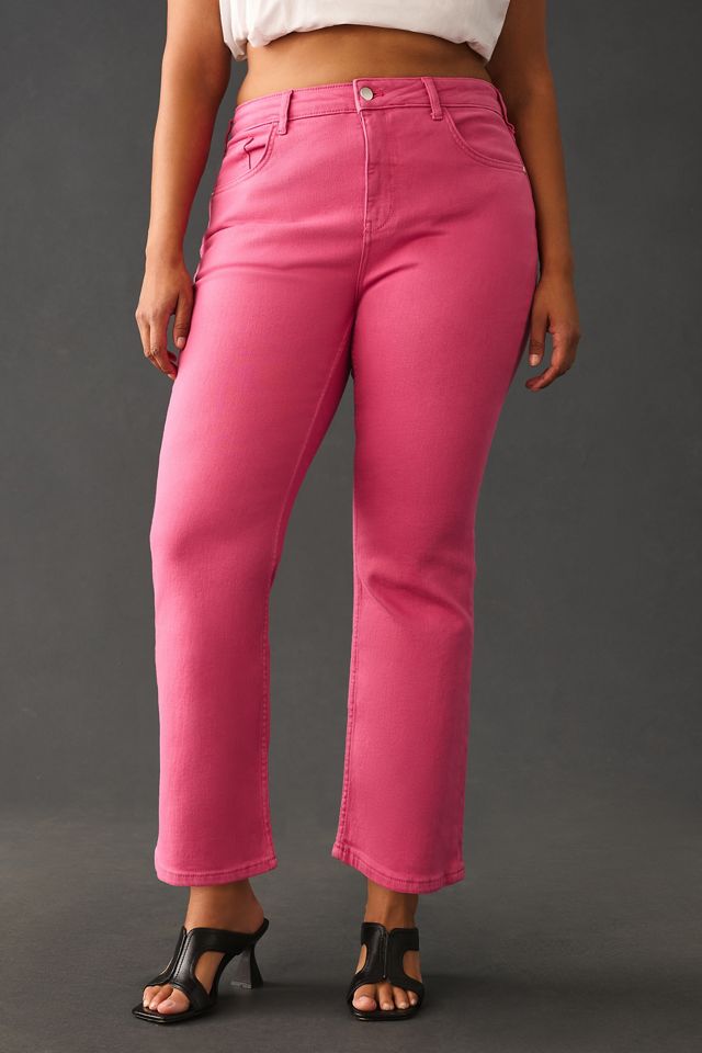 The Yaya Mid-Rise Crop Flare Jeans by Pilcro #6