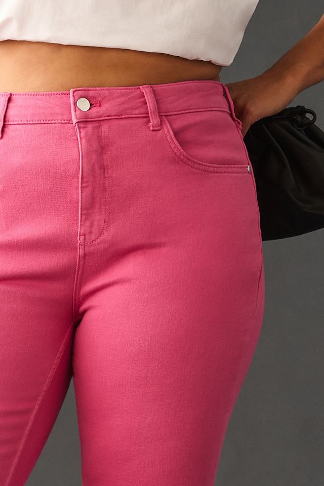 The Yaya Mid-Rise Crop Flare Jeans by Pilcro #7