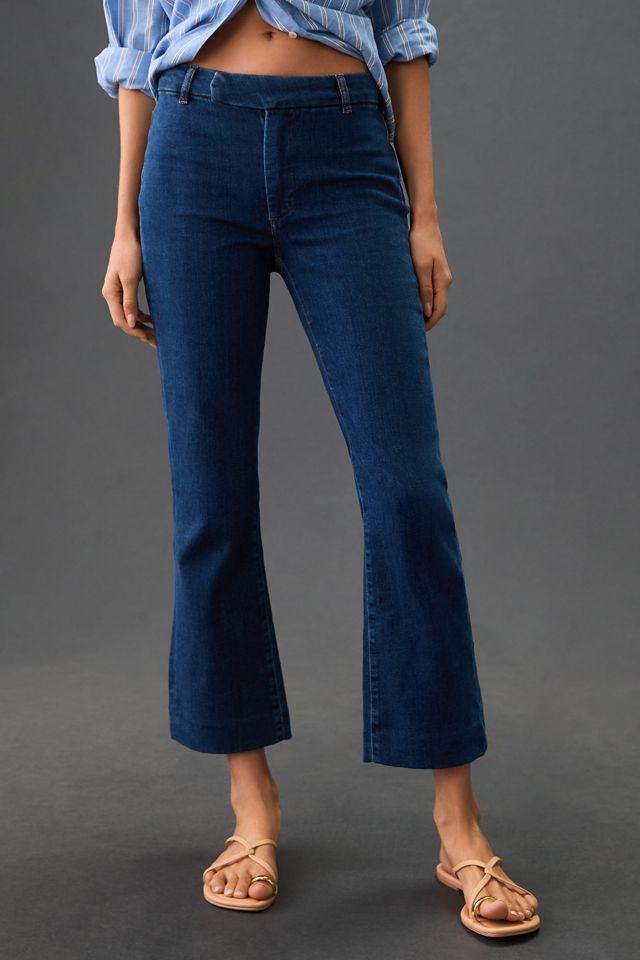 Pilcro Mid-Rise Crop Flare Trouser Jeans #1