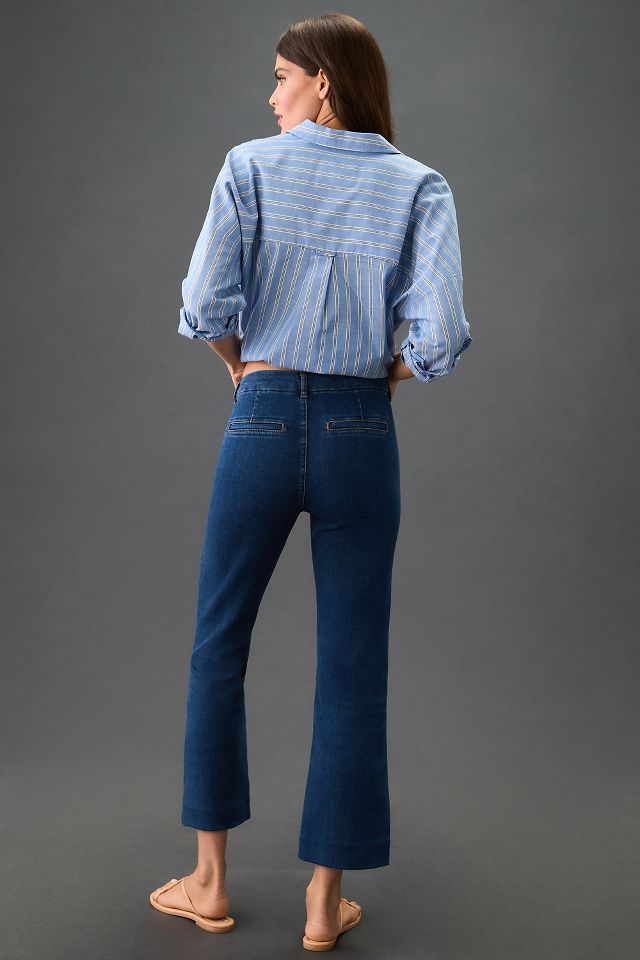 Pilcro Mid-Rise Crop Flare Trouser Jeans #2