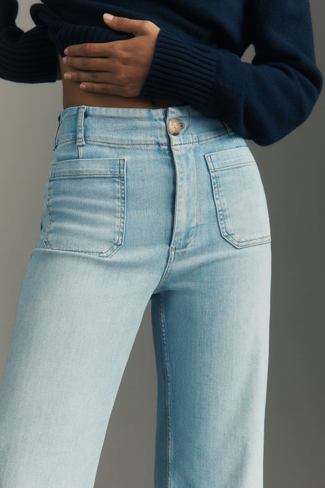 The Colette Full-Length Wide-Leg Jeans by Maeve #1