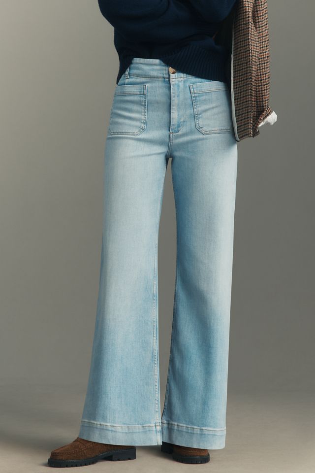 The Colette Full-Length Wide-Leg Jeans by Maeve #2