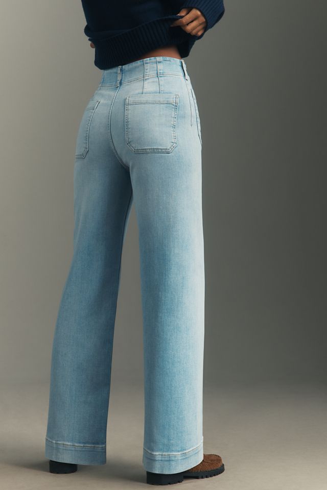 The Colette Full-Length Wide-Leg Jeans by Maeve #3