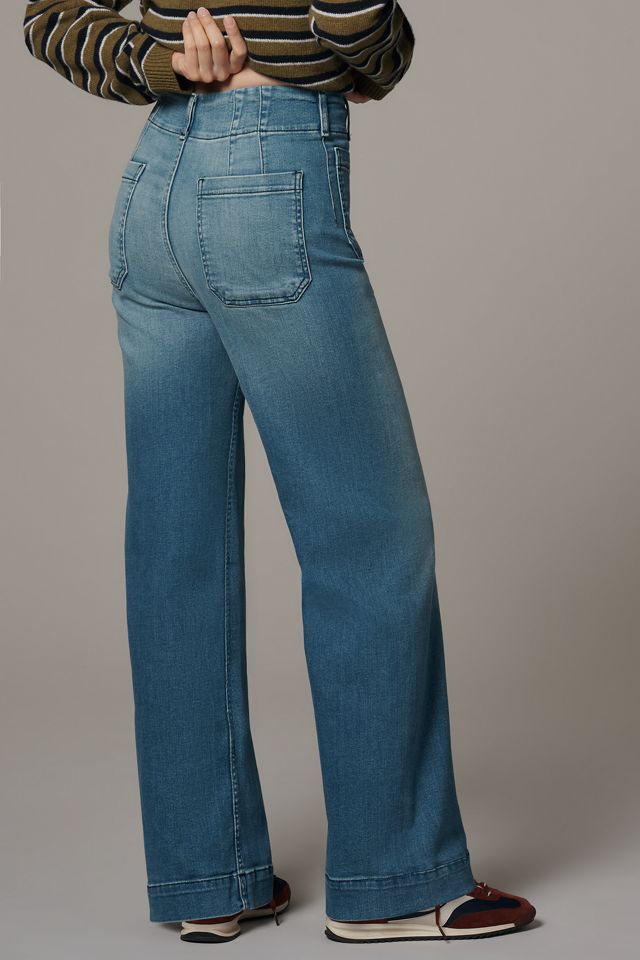The Colette Full-Length Wide-Leg Jeans by Maeve #3