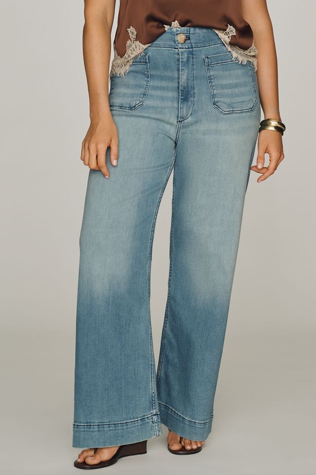 Maeve Colette High-Rise Wide-Leg Full-Length Jeans #5