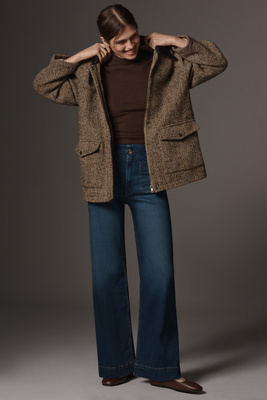 Maeve The Colette Full-length Wide-leg Jeans By  In Blue