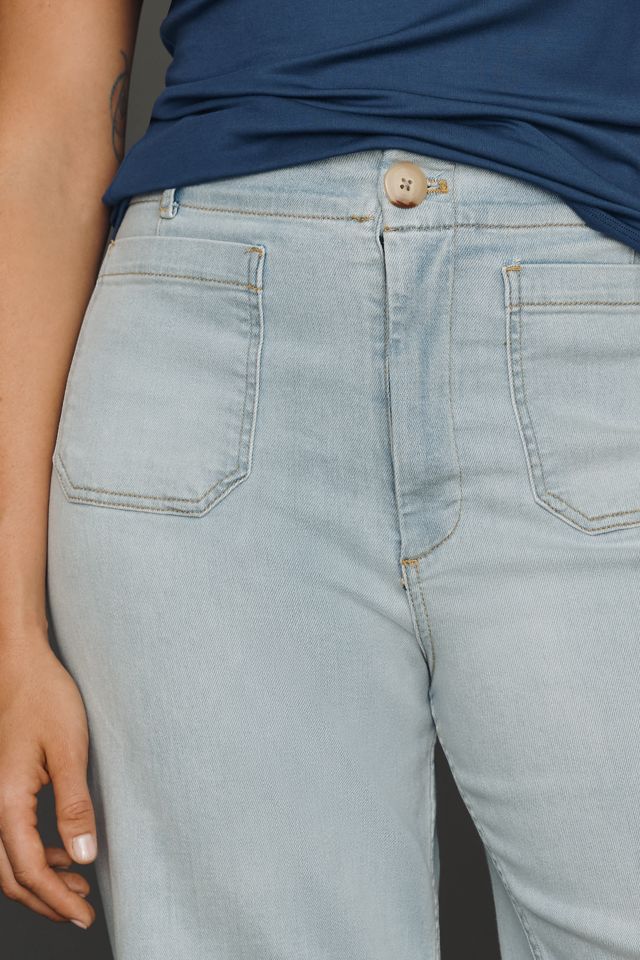Maeve Colette High-Rise Wide-Leg Full-Length Jeans #5