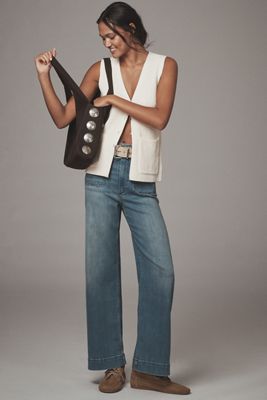 Los Jeans de Pierna Ancha de Largo Completo Colette de Maeve
